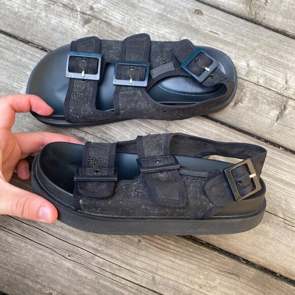 Charles & Keith Sandals Black Size 6 - Picture 6 of 9